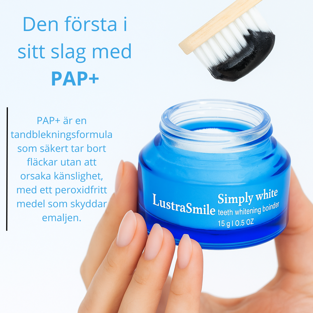 LustraSmile™- Naturlig & Blekande tandkräm