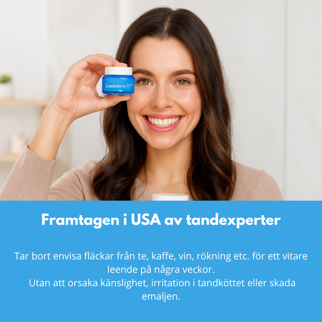 LustraSmile™- Naturlig & Blekande tandkräm