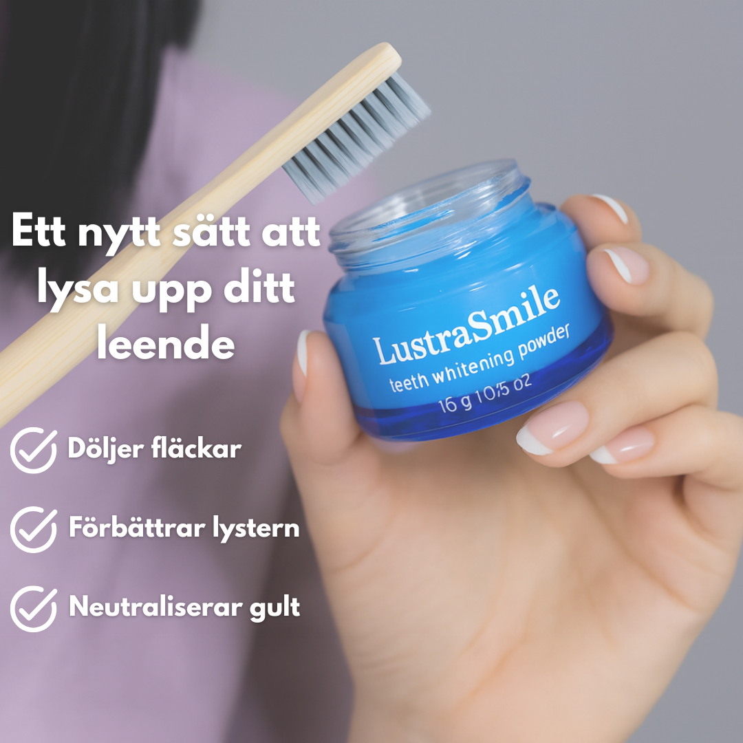 LustraSmile™- Naturlig & Blekande tandkräm